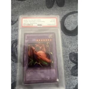 Yu-Gi-Oh! TCG Twin-Headed Thunder Dragon Metal Raiders MRD-120 Unlimited PSA 4